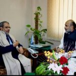 العشبي يلتقي رئيس مجلس الفكر الاسلامي الباكستاني