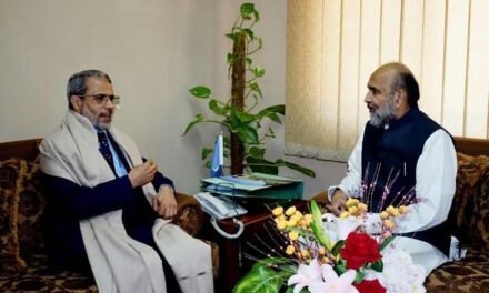 Yemen Ambassador called on Dr Qibla Ayaz, Chairman of the Council of Islamic Ideology