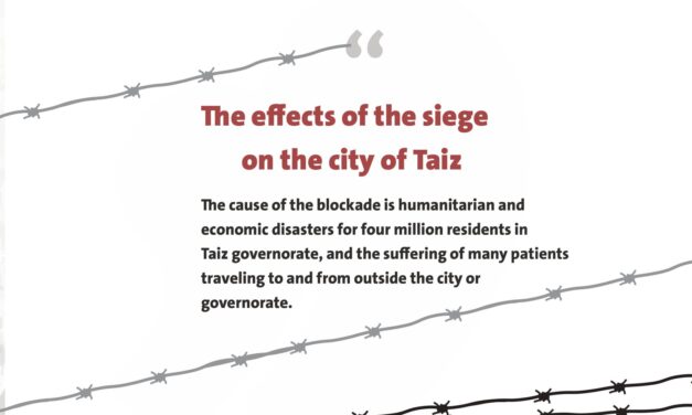 Effects of the siege imposed on Taiz city